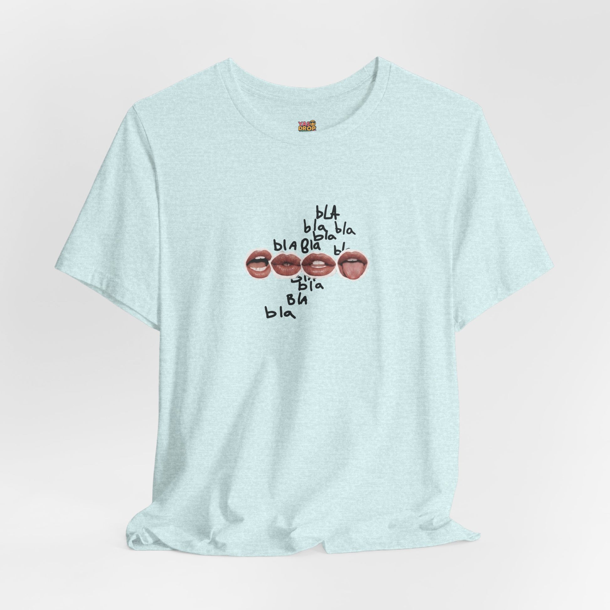 "Bla Bla Bla" Graphic Tee – Ironic Minimalism Streetwear T-Shirt