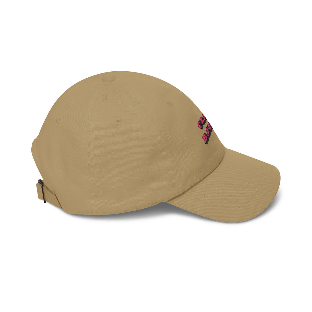 Premium Quality "Crazy Baddie" Embroidered Dad Hat – Retro Pink 3D Block Lettering