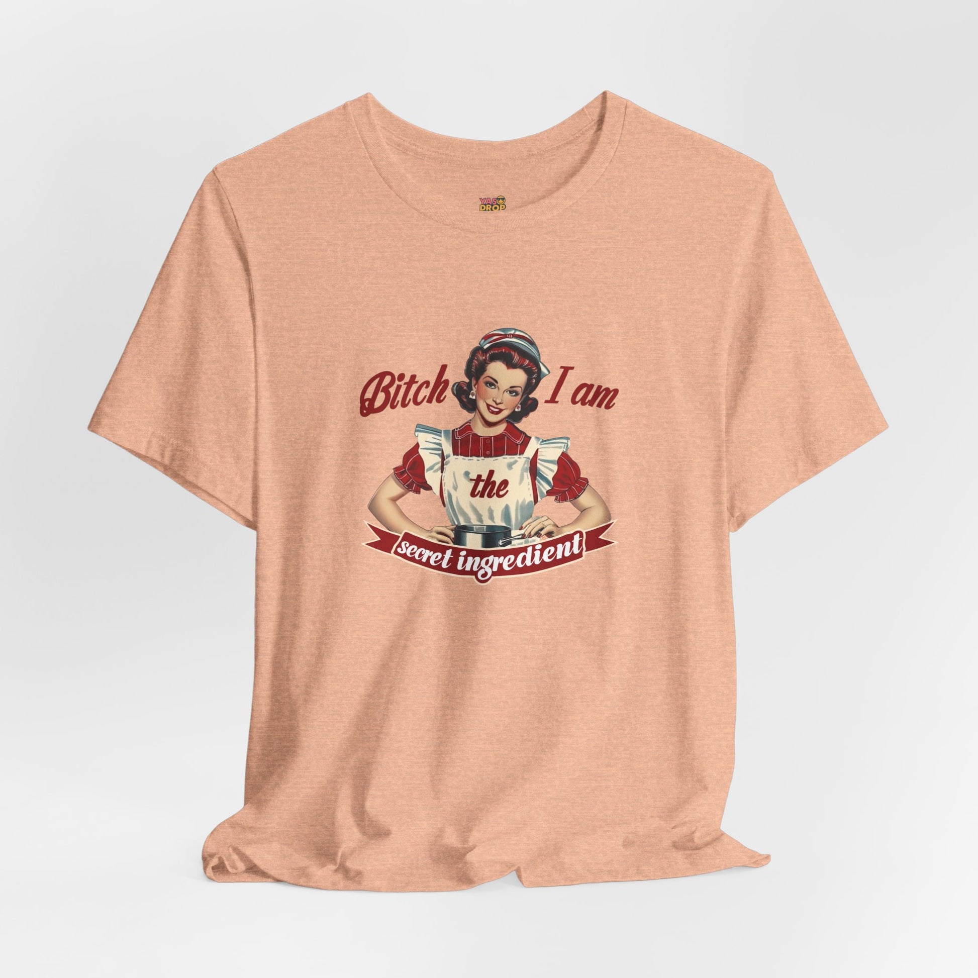 "The Secret Ingredient" Ironic Minimalist Vintage Graphic Tee