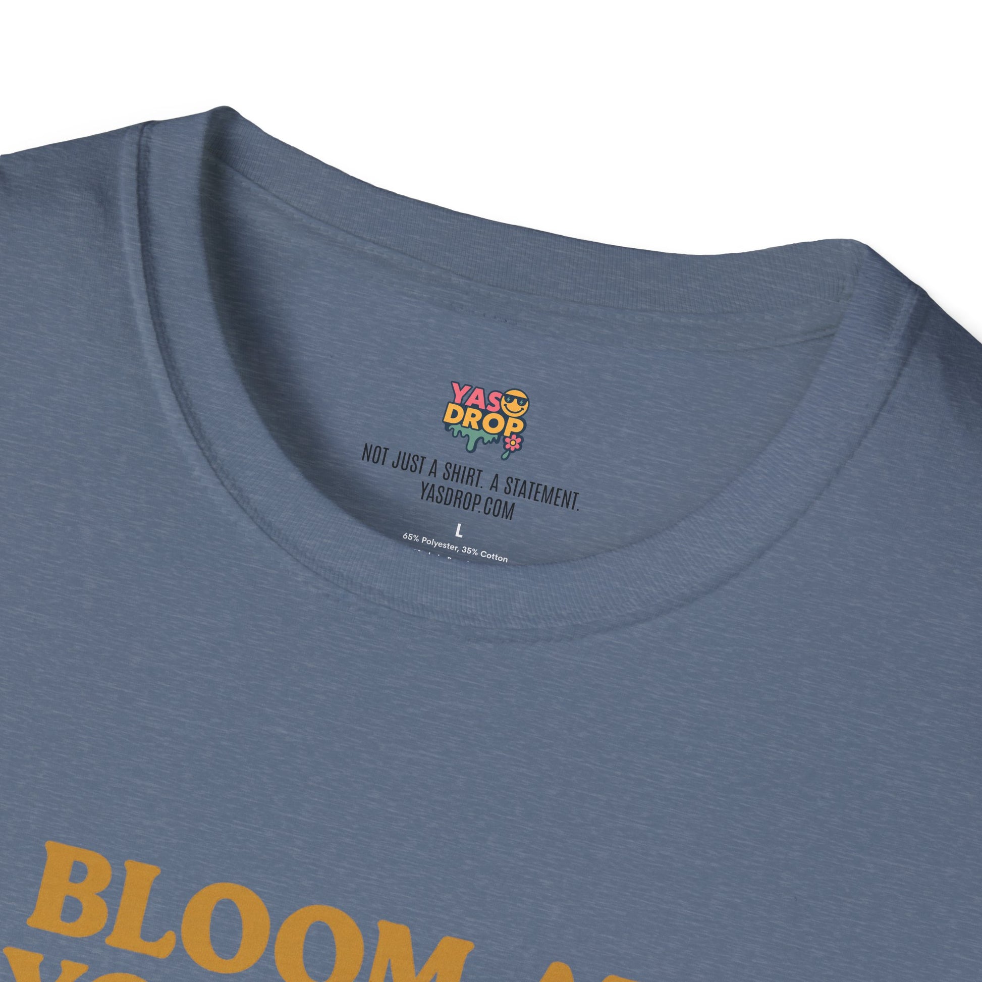 Bloom At Your Own Pace Tee – Wholesome Reminder in Flower Form