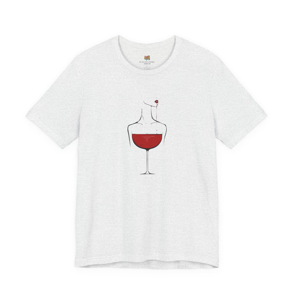 Pour Decisions Premium Graphic Tee – Minimalist Wine Aesthetic Streetwear