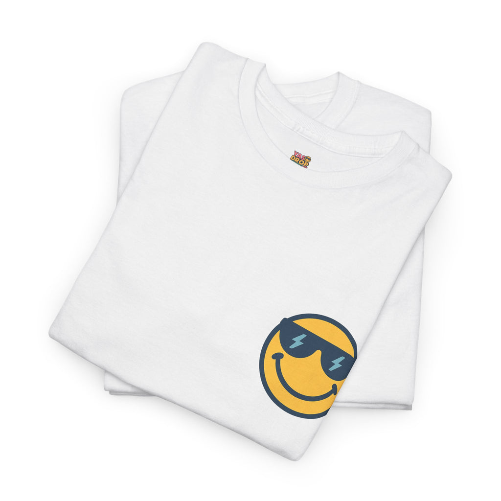 The YASDROP Smiley Swirl Tee
