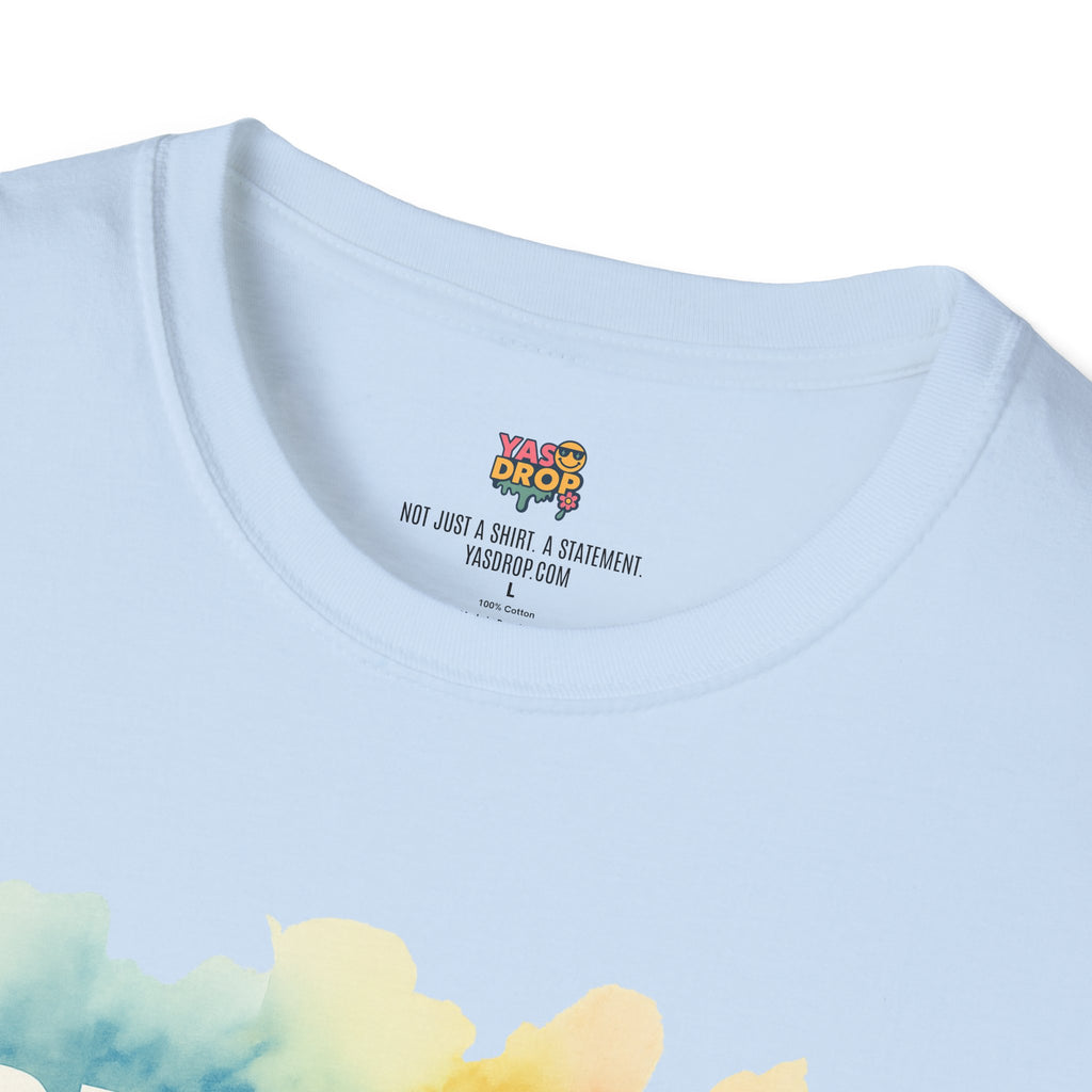 BREATHE – Mixed Media Watercolor Art Tee