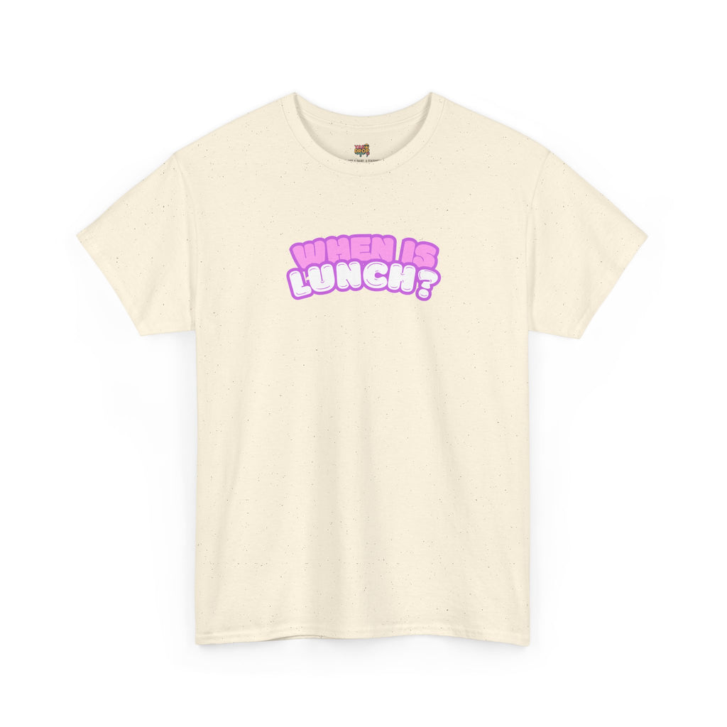 When Is Lunch? - The "Priorities" Heritage T-Shirt