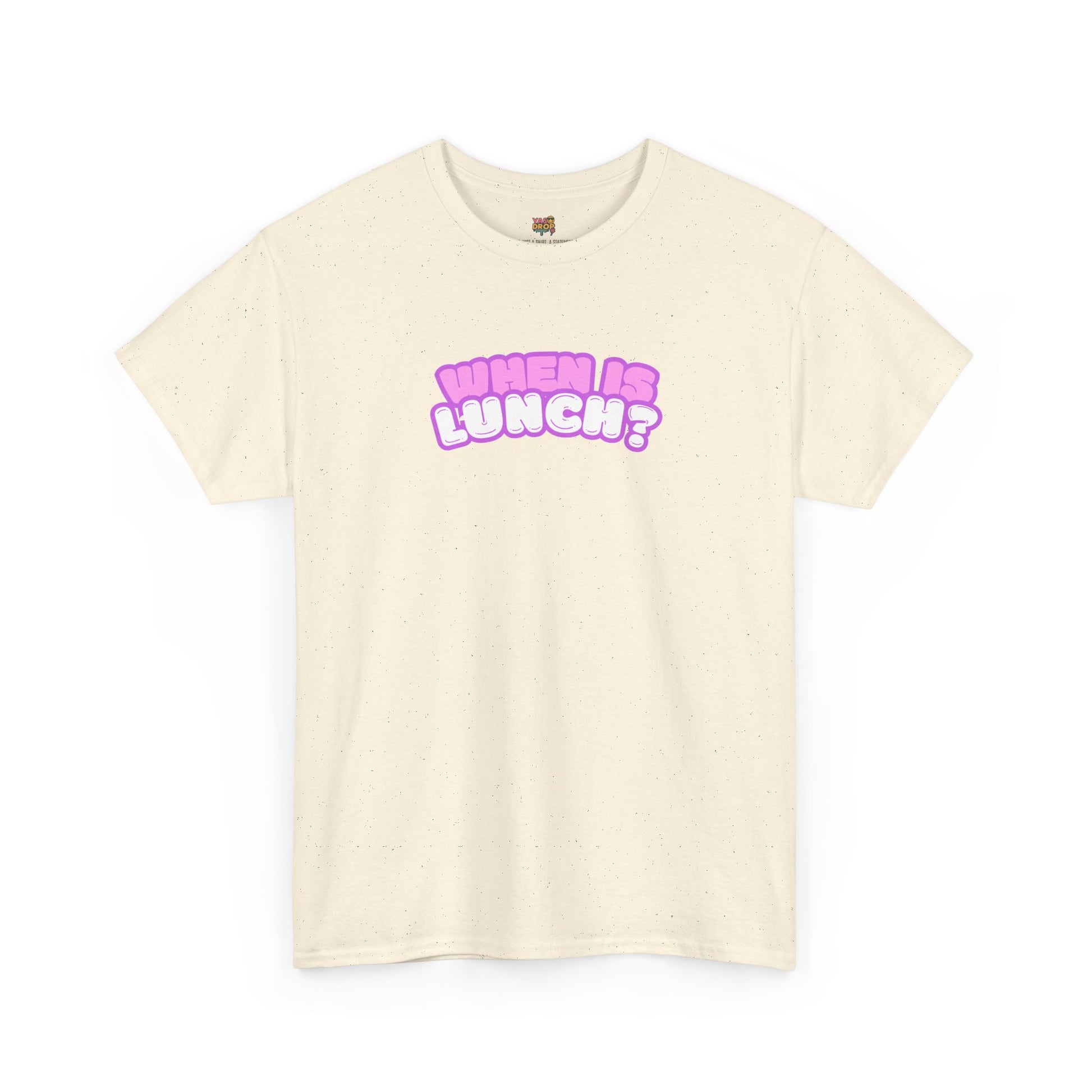 When Is Lunch? - The "Priorities" Heritage T-Shirt