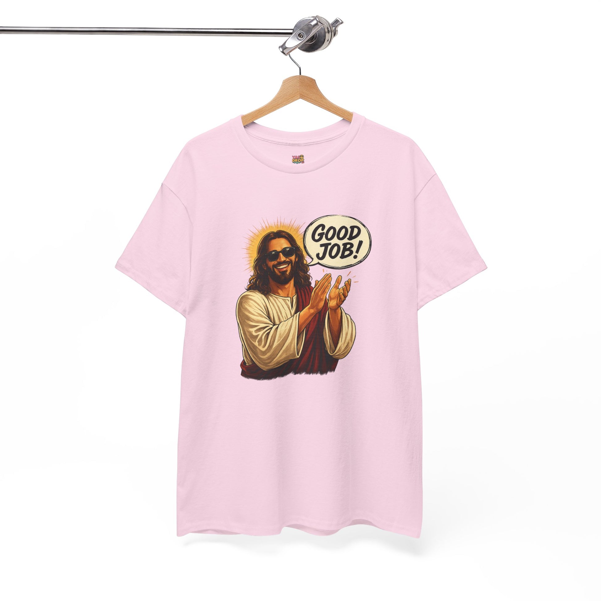 The "Good Job" Savior Graphic Tee – Ironic Streetwear / Retro Aesthetic Unisex Shirt