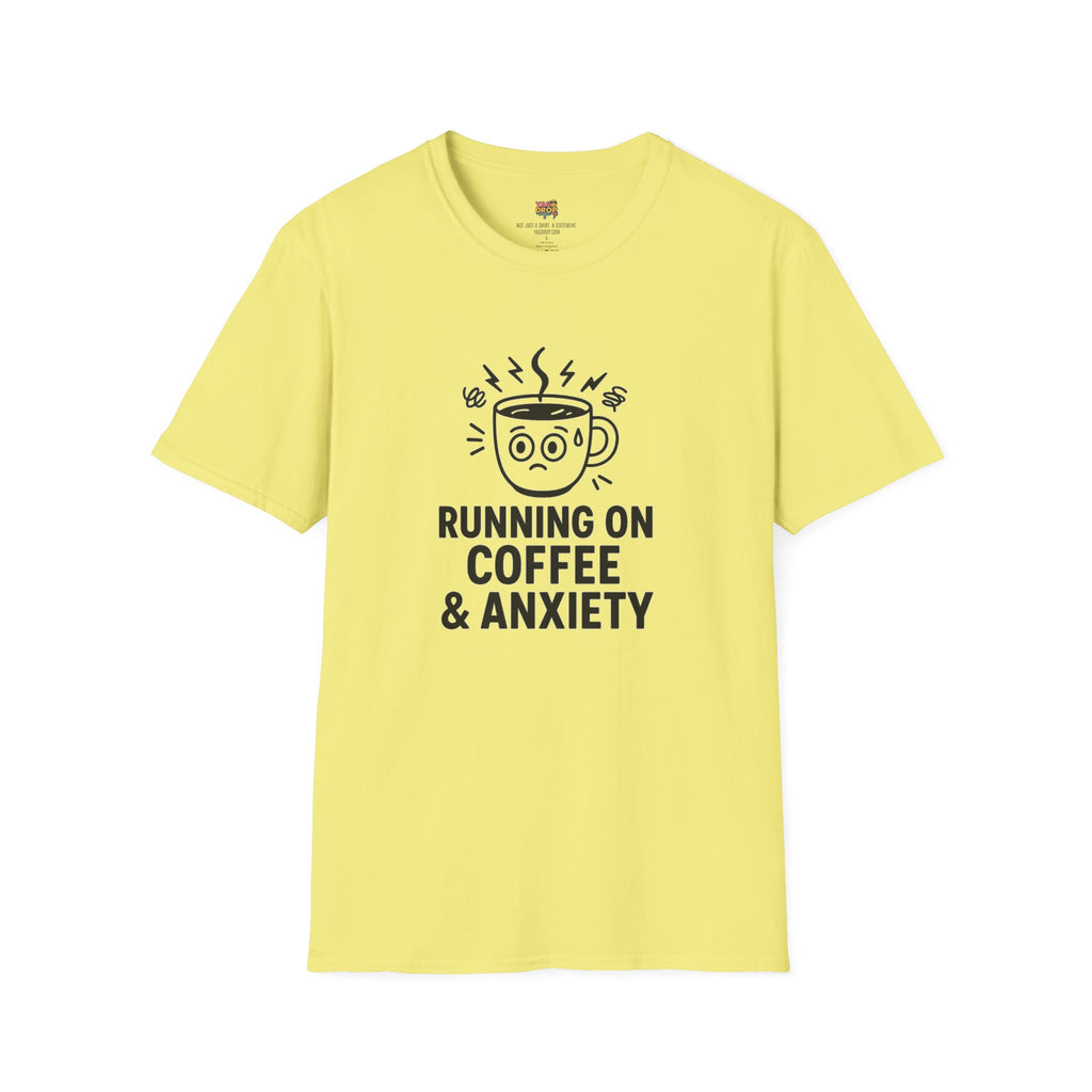 RUNNING ON COFFEE & ANXIETY TEE