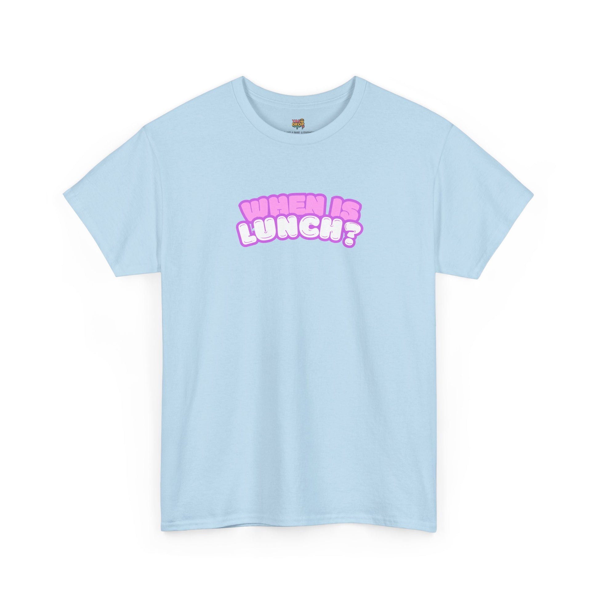 When Is Lunch? - The "Priorities" Heritage T-Shirt