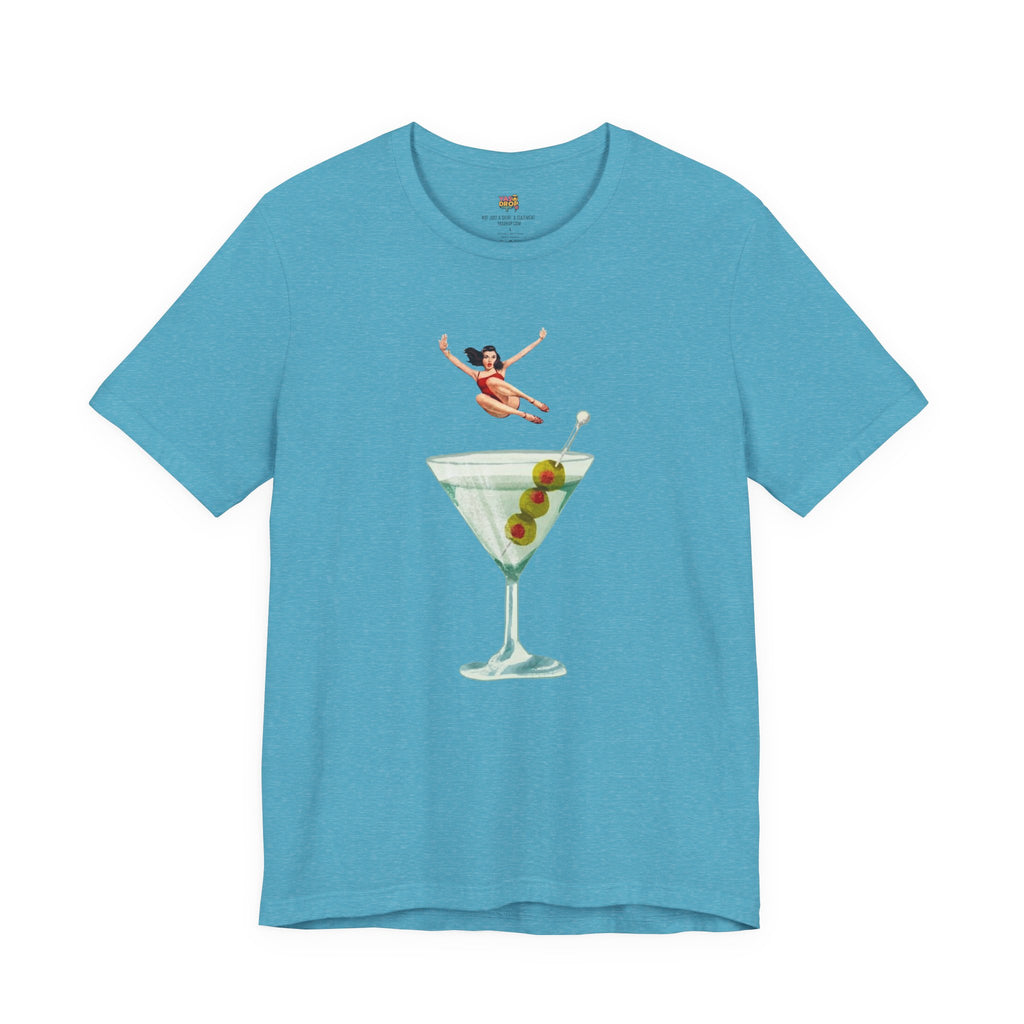 Dirty Martini Girl Graphic Tee - Retro Aesthetic Streetwear T-Shirt
