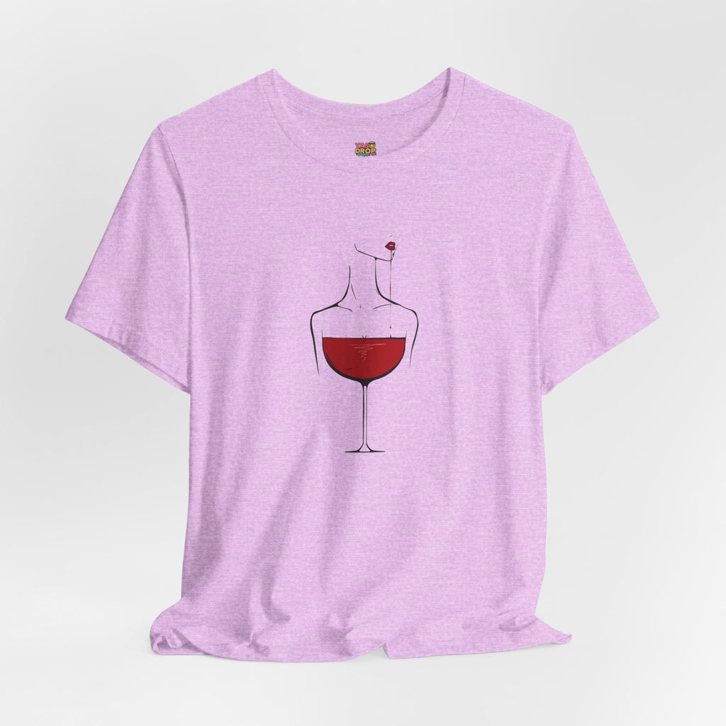 Pour Decisions Premium Graphic Tee – Minimalist Wine Aesthetic Streetwear