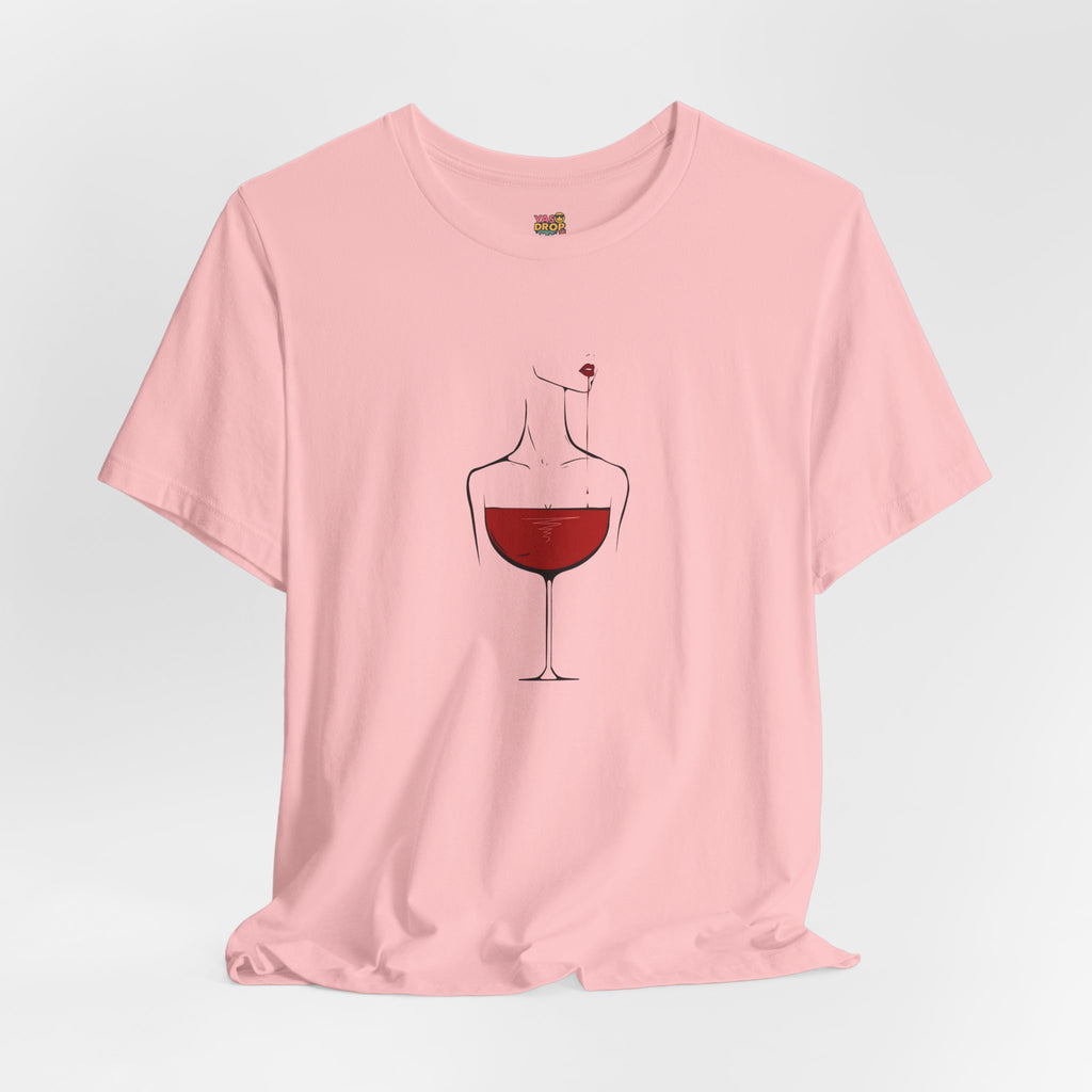 Pour Decisions Premium Graphic Tee – Minimalist Wine Aesthetic Streetwear