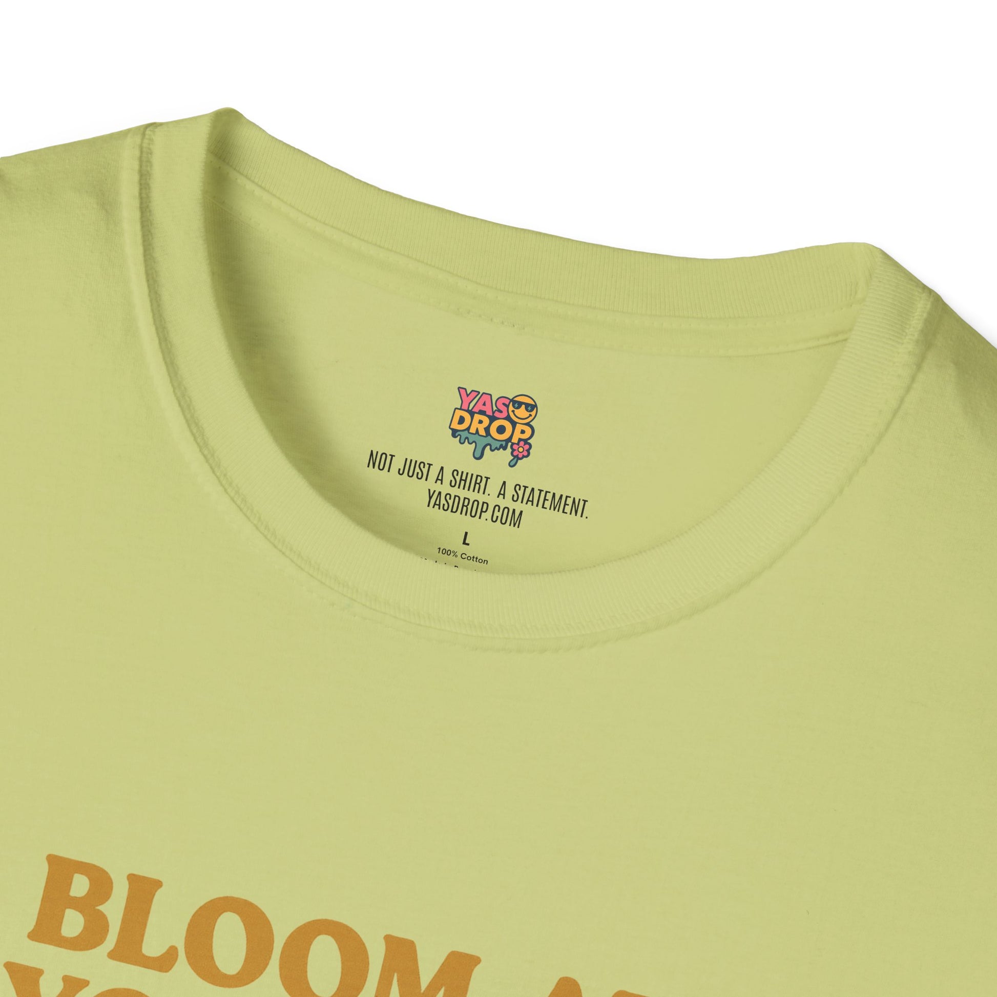 Bloom At Your Own Pace Tee – Wholesome Reminder in Flower Form