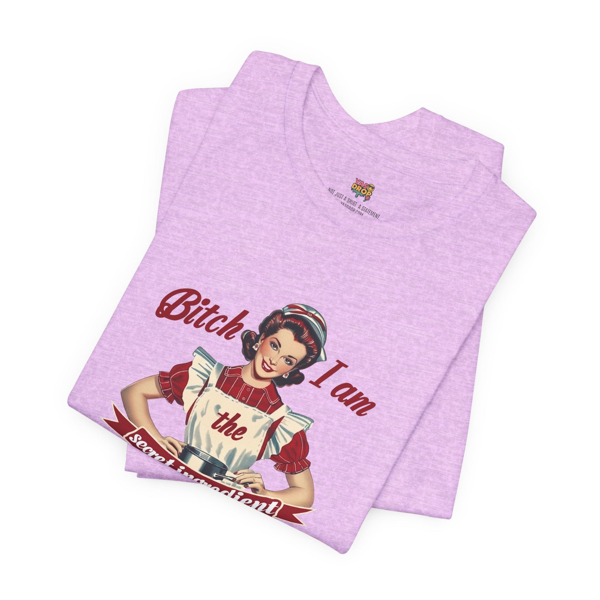 "The Secret Ingredient" Ironic Minimalist Vintage Graphic Tee