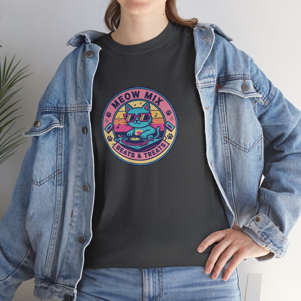 Meow Mix: Beats & Treats Retro DJ Cat Tee