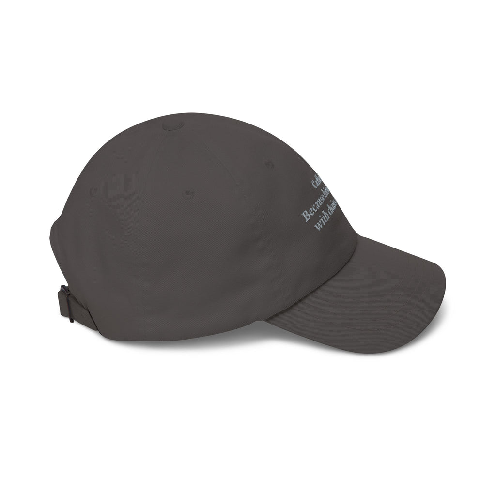 Caffeine: Because Hitting People With Chairs Is Illegal Embroidered Hat