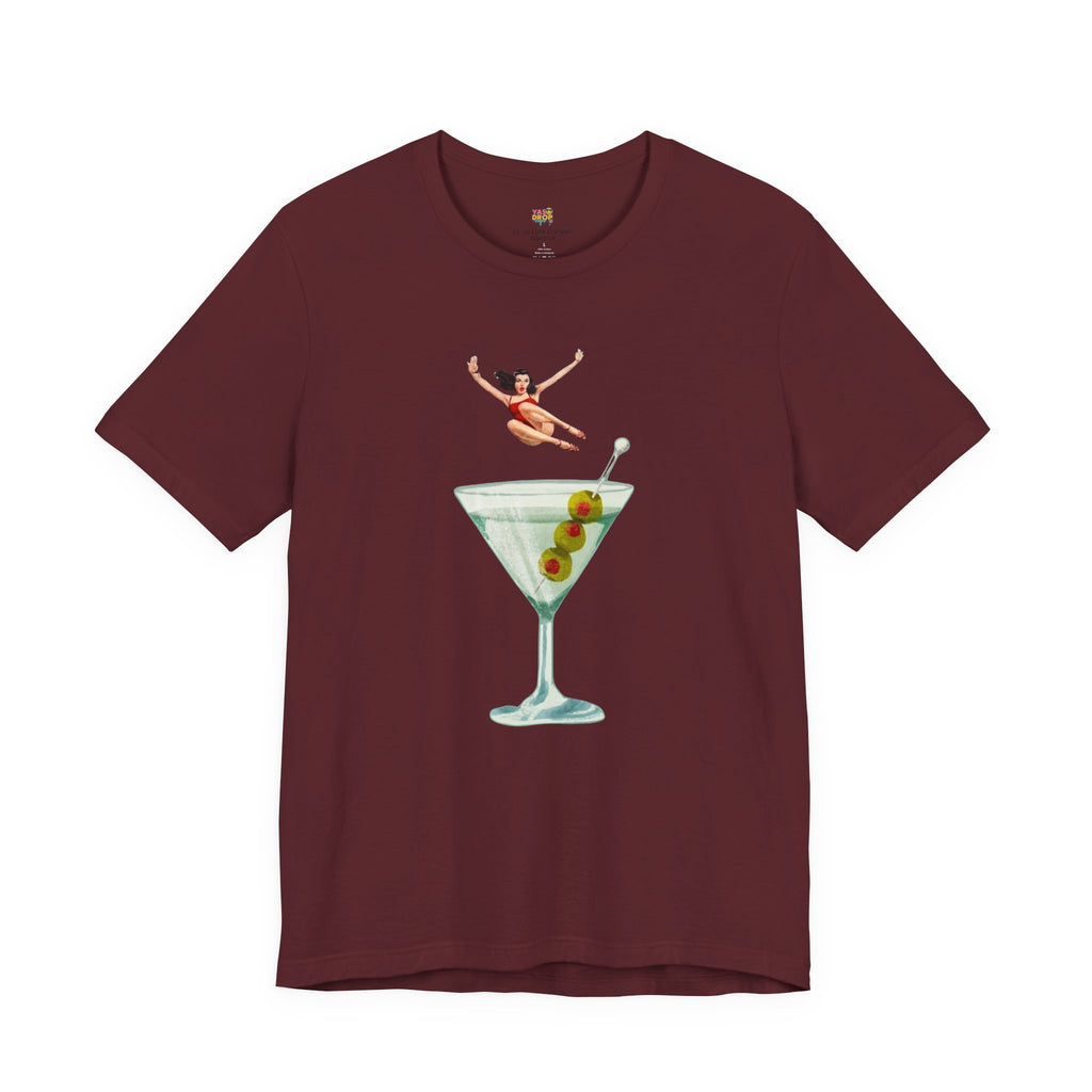 Dirty Martini Girl Graphic Tee - Retro Aesthetic Streetwear T-Shirt