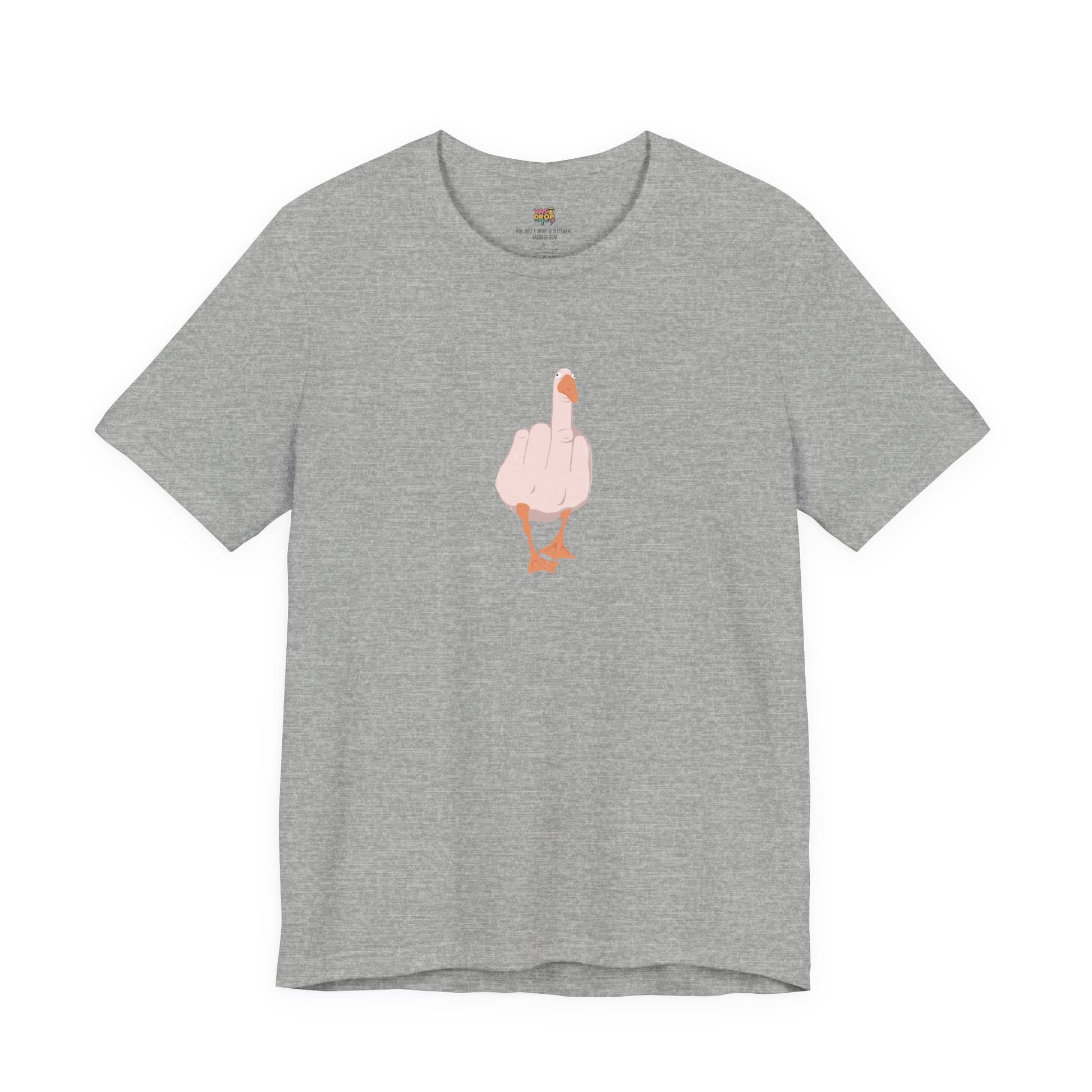 The "Unbothered" Ironic Duck Graphic Tee - Funny Chaotic Streetwear Graphic T-Shirt