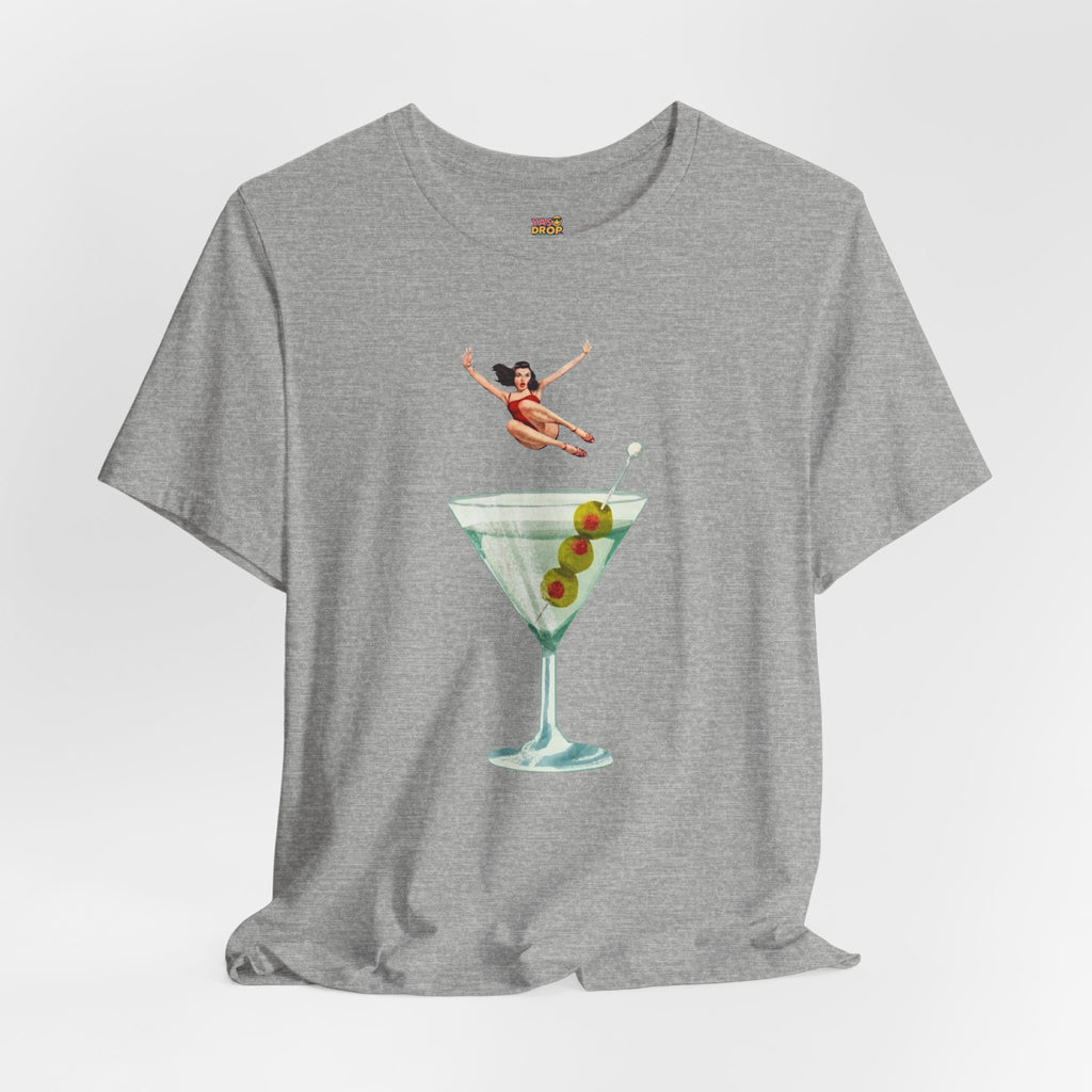 Dirty Martini Girl Graphic Tee - Retro Aesthetic Streetwear T-Shirt