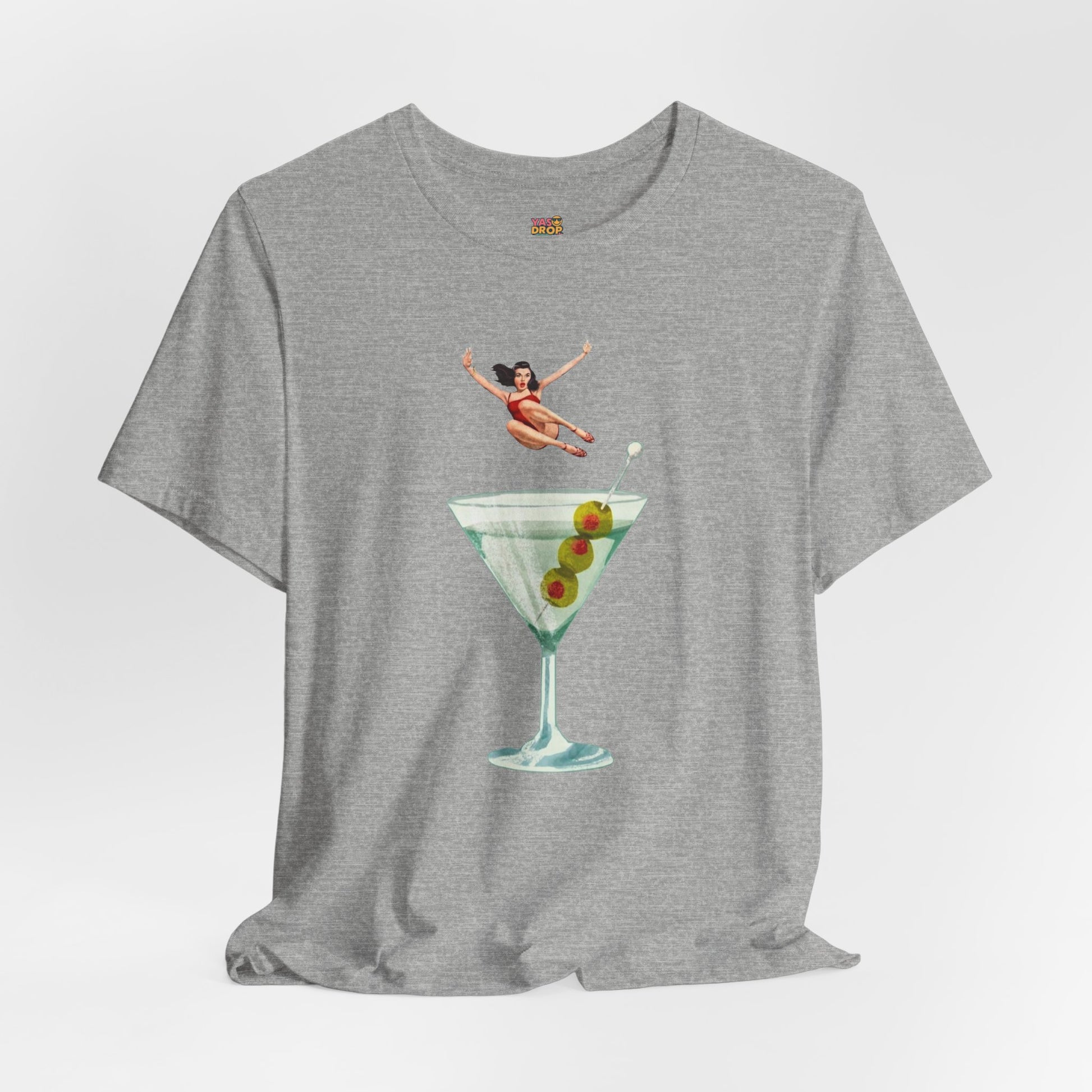 Dirty Martini Girl Graphic Tee - Retro Aesthetic Streetwear T-Shirt