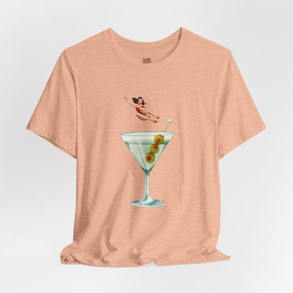 Dirty Martini Girl Graphic Tee - Retro Aesthetic Streetwear T-Shirt