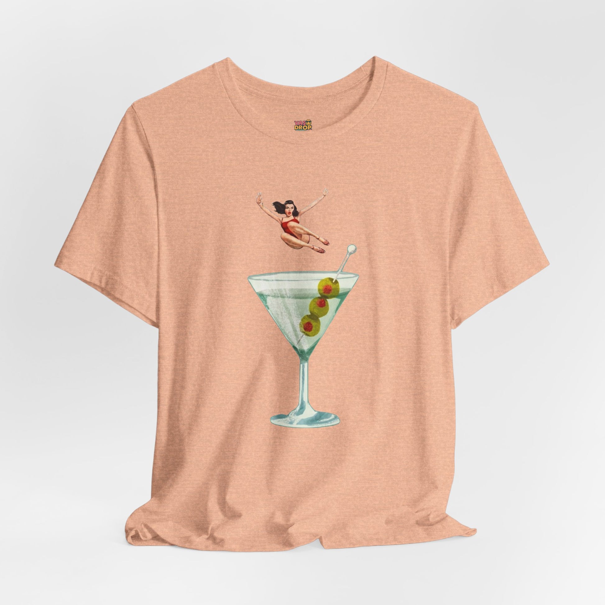 Dirty Martini Girl Graphic Tee - Retro Aesthetic Streetwear T-Shirt