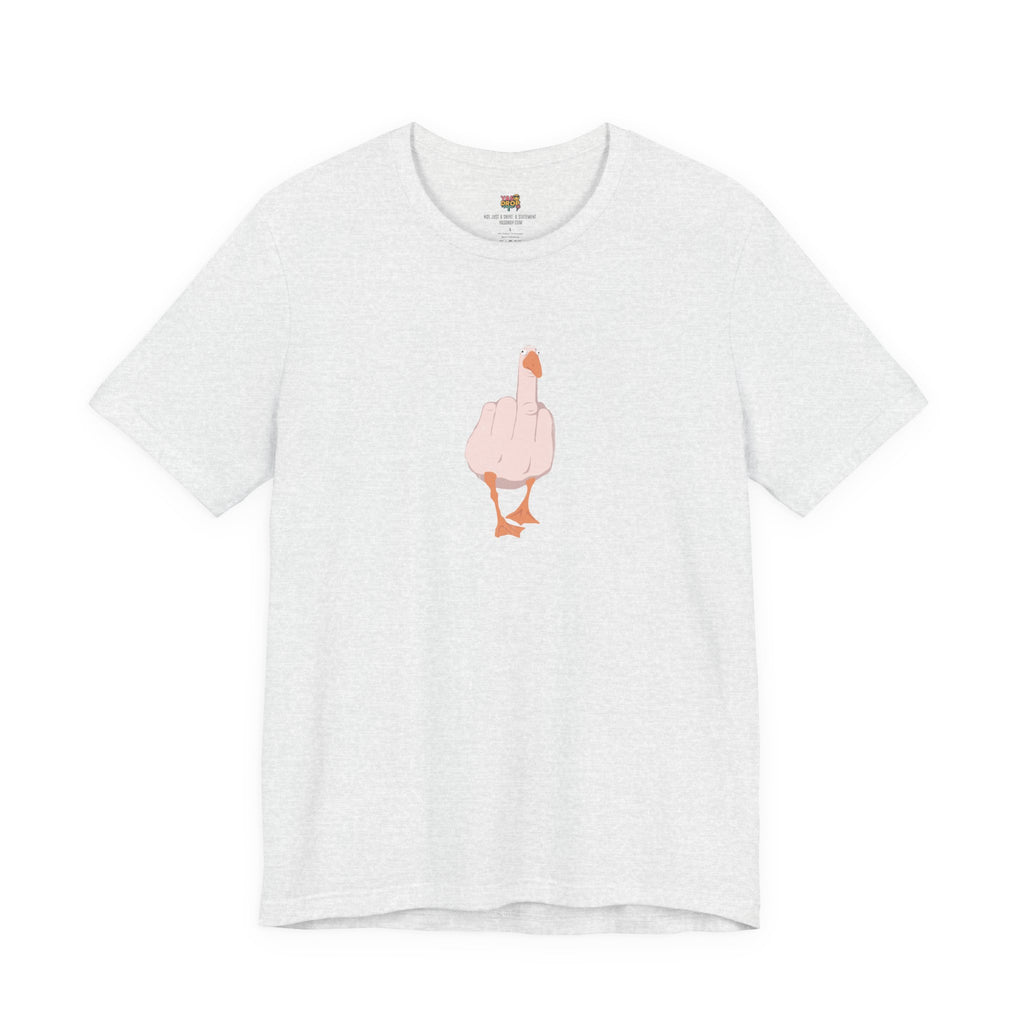 The "Unbothered" Ironic Duck Graphic Tee - Funny Chaotic Streetwear Graphic T-Shirt