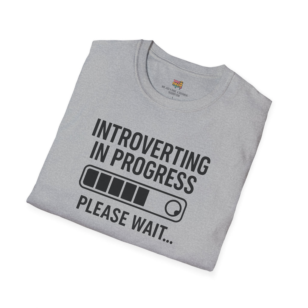 Introverting in Progress – Loading Bar Tee