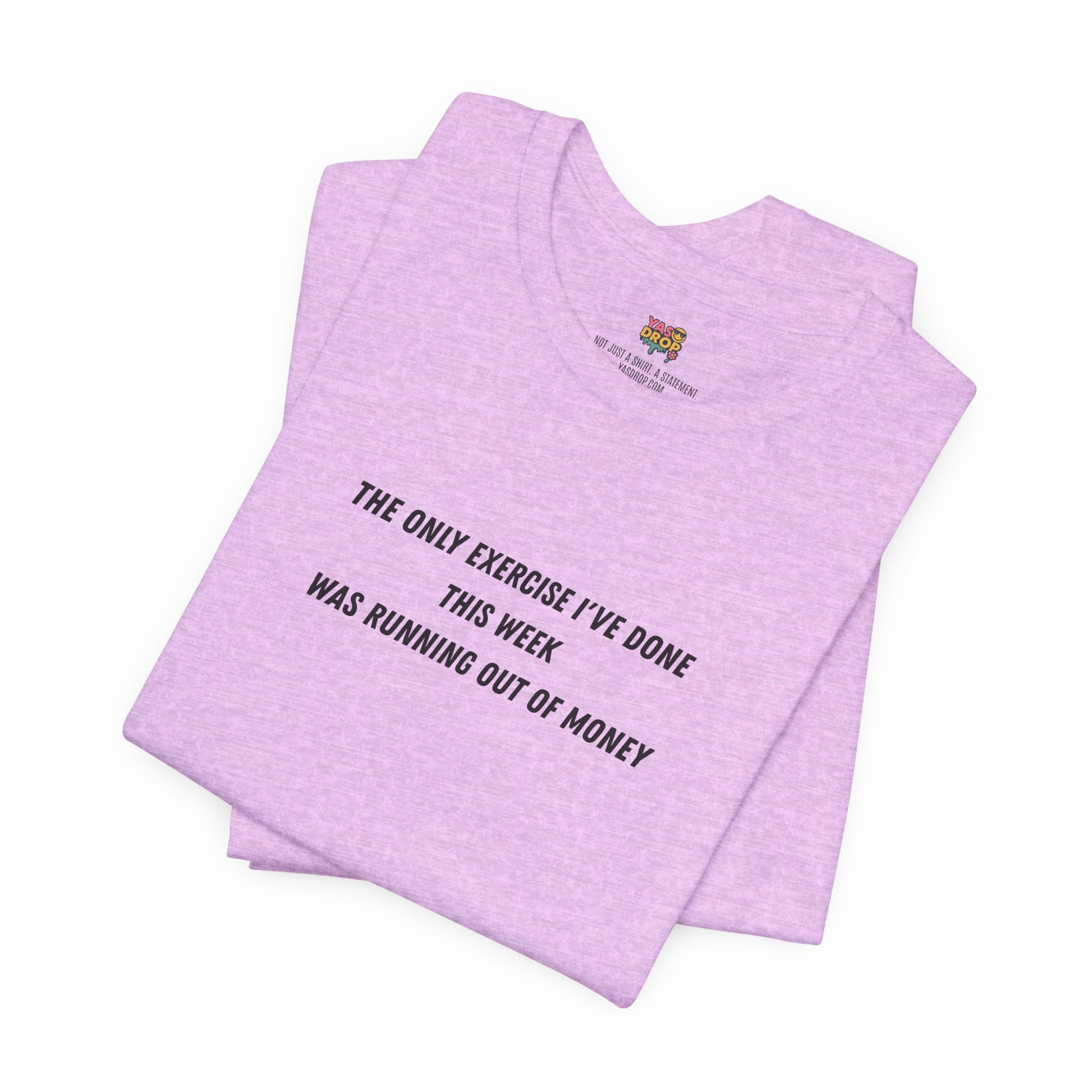"Running Out Of Money" Funny Quote Tee | Ironic Minimalist Graphic T-Shirt