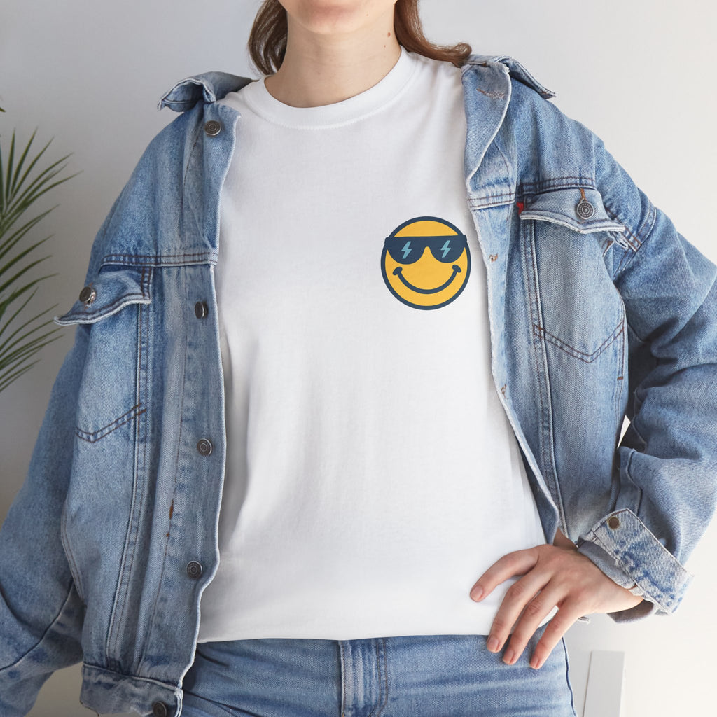 The YASDROP Smiley Swirl Tee