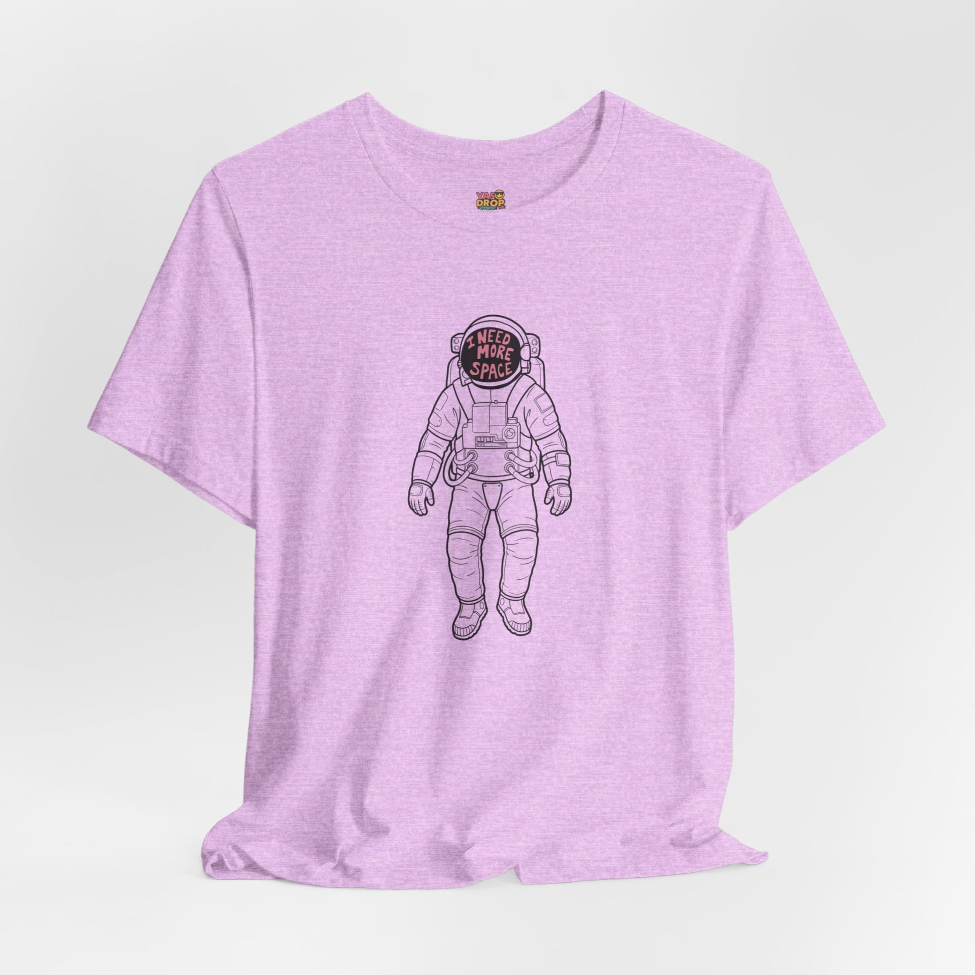 "I Need More Space" Astronaut Graphic Tee – Y2K Retro Streetwear T-Shirt
