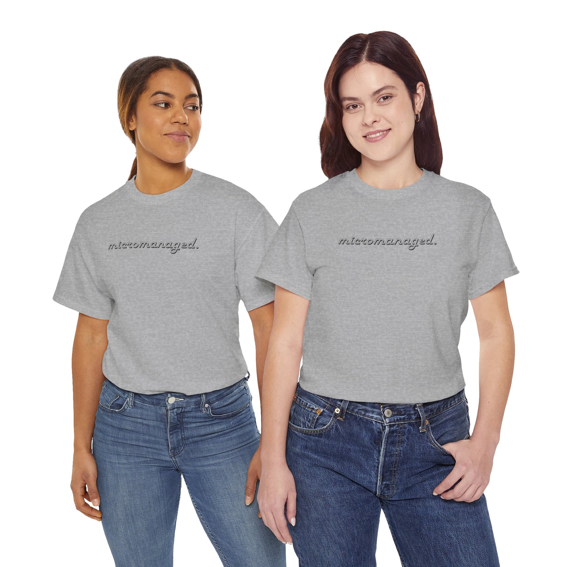 Micromanaged. T-Shirt – Funny Office Meme Shirt | Corporate Burnout Tee | Relatable Work Humor Apparel