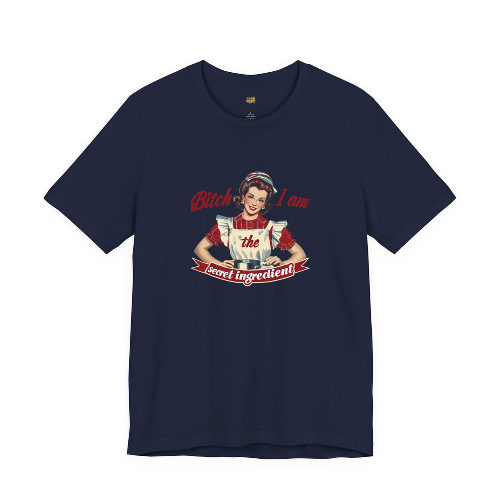 "The Secret Ingredient" Ironic Minimalist Vintage Graphic Tee