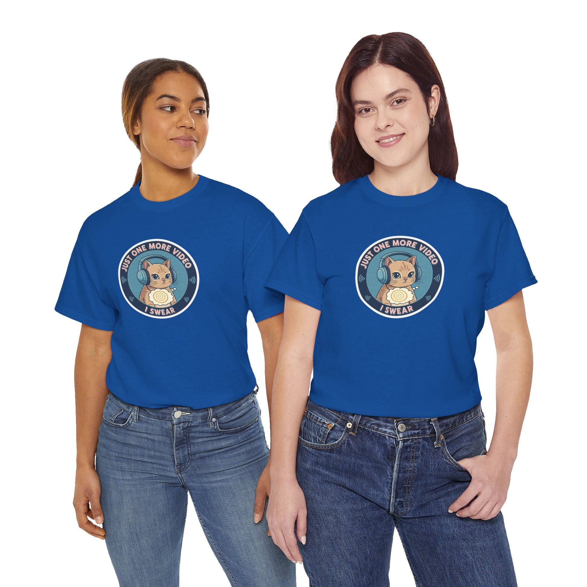Just One More Video I Swear: Cute Cat Addiction Tee
