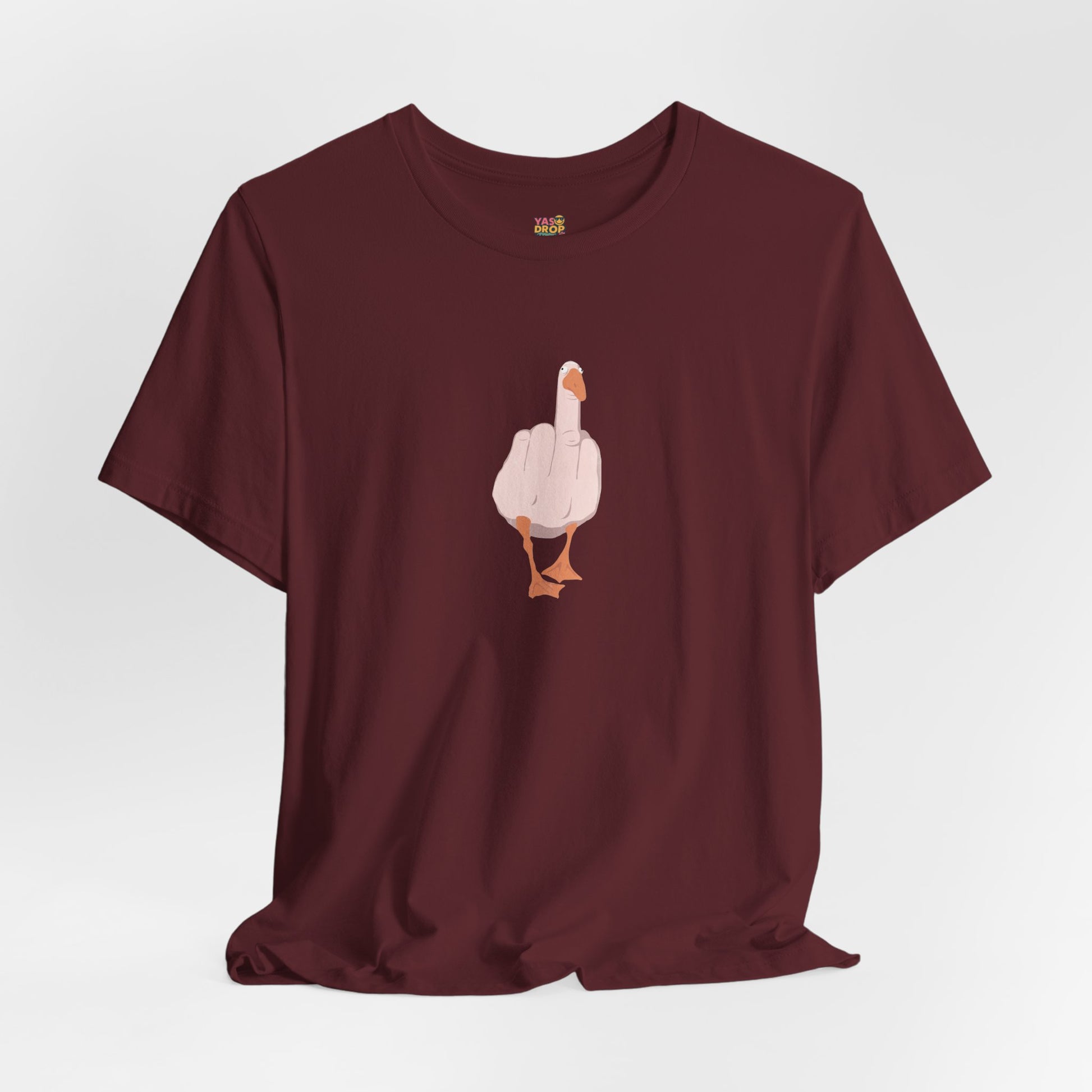 The "Unbothered" Ironic Duck Graphic Tee - Funny Chaotic Streetwear Graphic T-Shirt