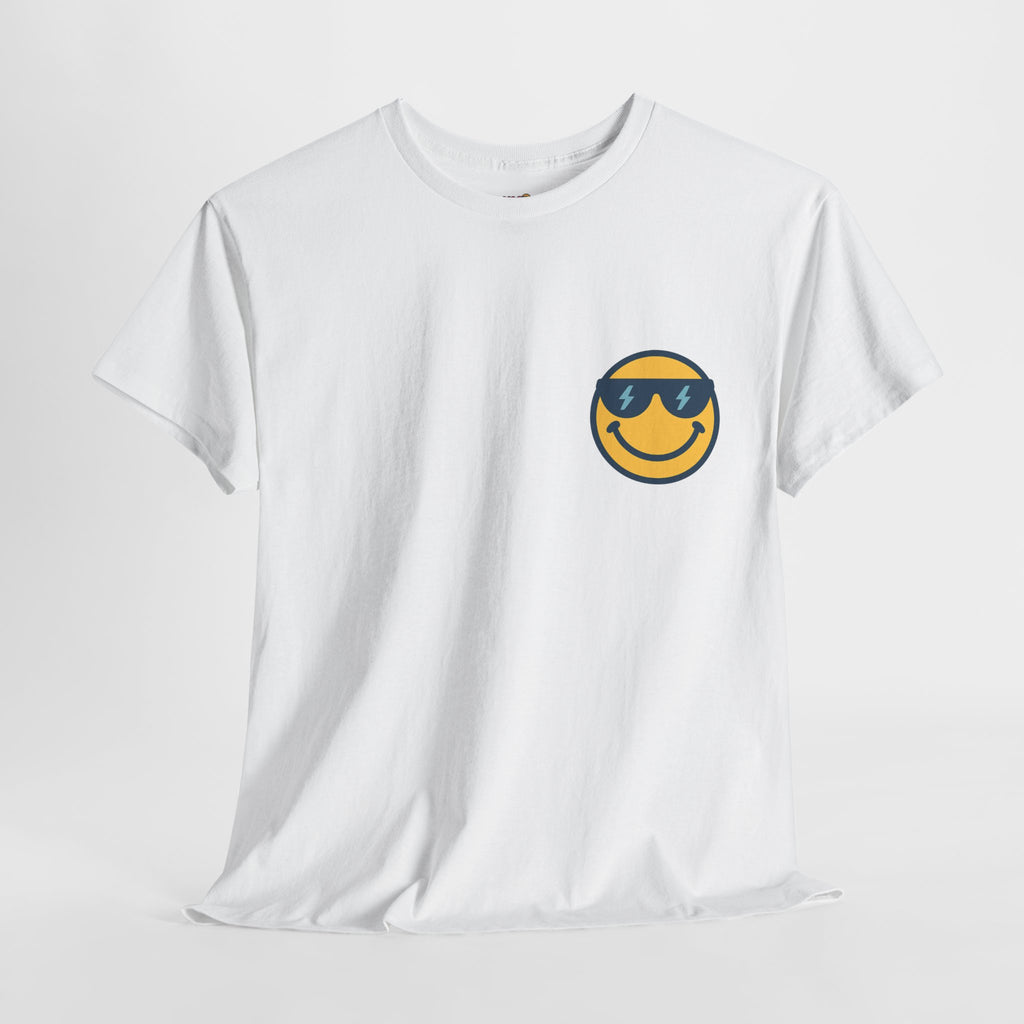 The YASDROP Smiley Swirl Tee