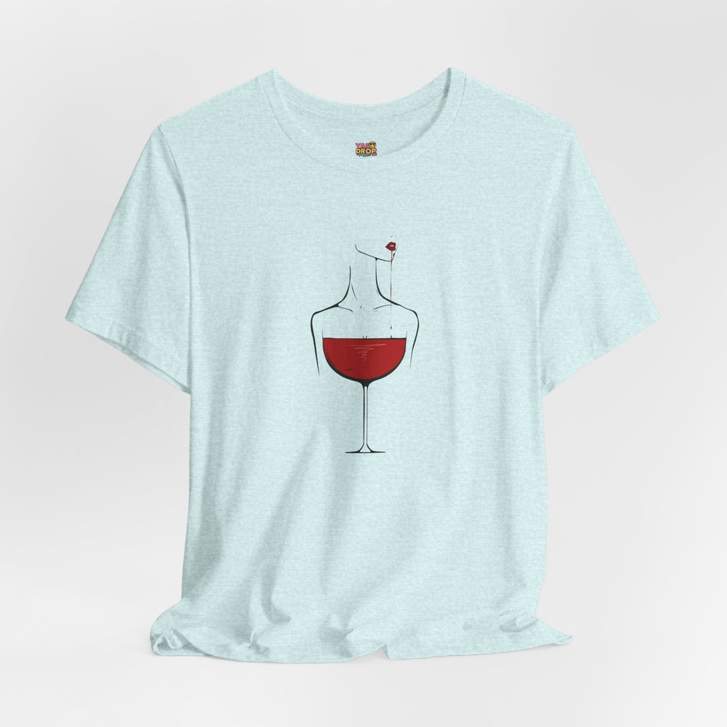 Pour Decisions Premium Graphic Tee – Minimalist Wine Aesthetic Streetwear