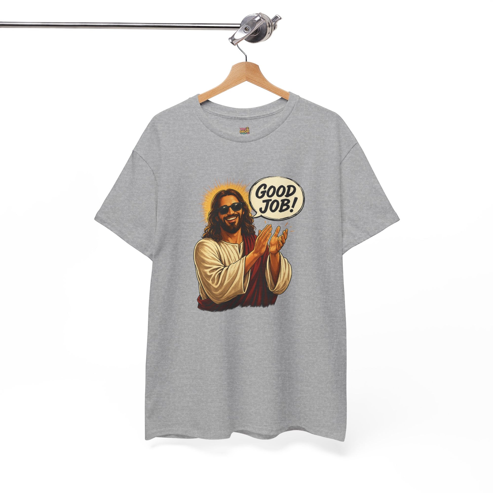 The "Good Job" Savior Graphic Tee – Ironic Streetwear / Retro Aesthetic Unisex Shirt