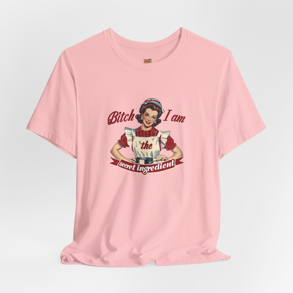 "The Secret Ingredient" Ironic Minimalist Vintage Graphic Tee
