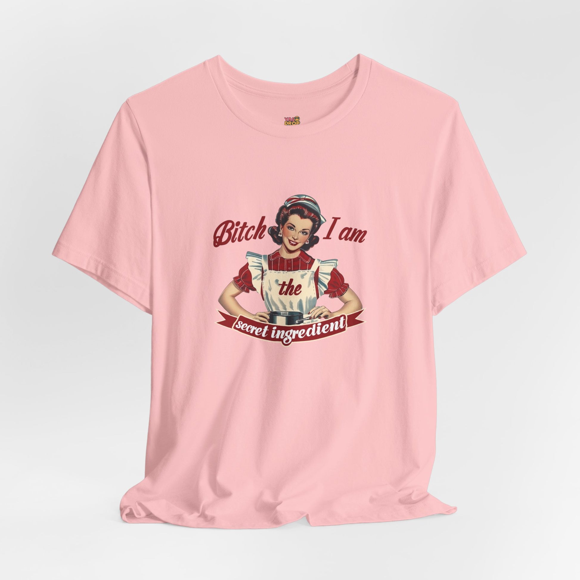"The Secret Ingredient" Ironic Minimalist Vintage Graphic Tee