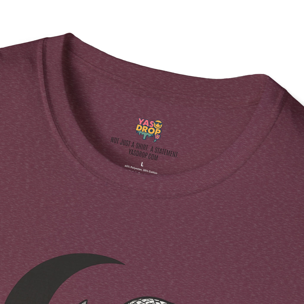 Botanic Serpent T-Shirt – Dark Floral Snake Graphic for Moonchild Energy