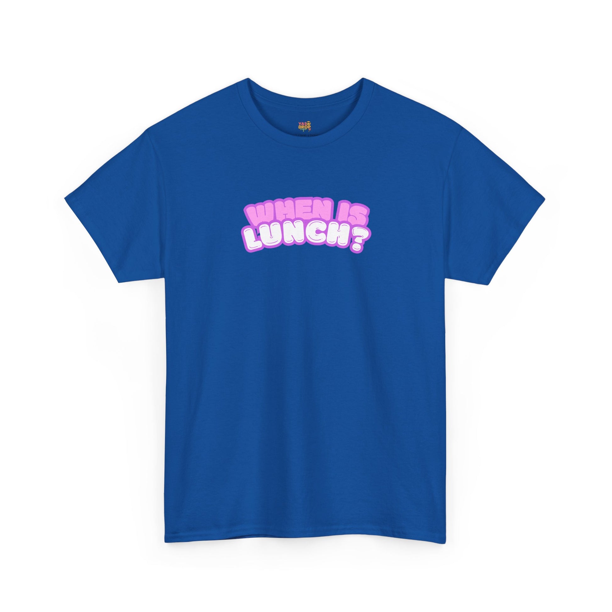 When Is Lunch? - The "Priorities" Heritage T-Shirt