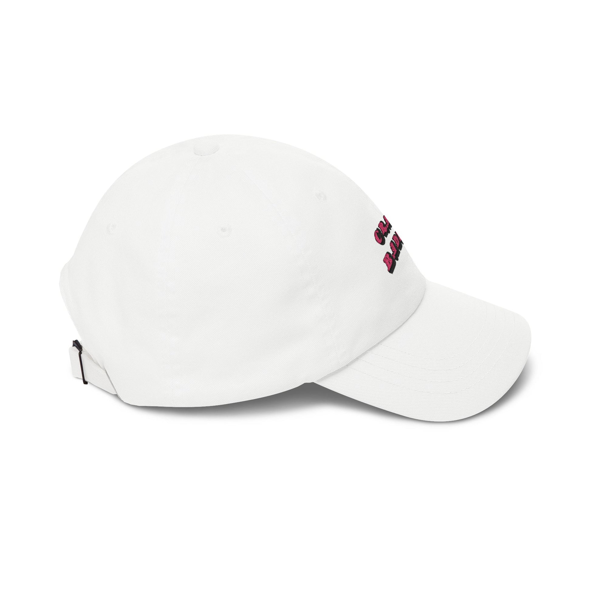Premium Quality "Crazy Baddie" Embroidered Dad Hat – Retro Pink 3D Block Lettering