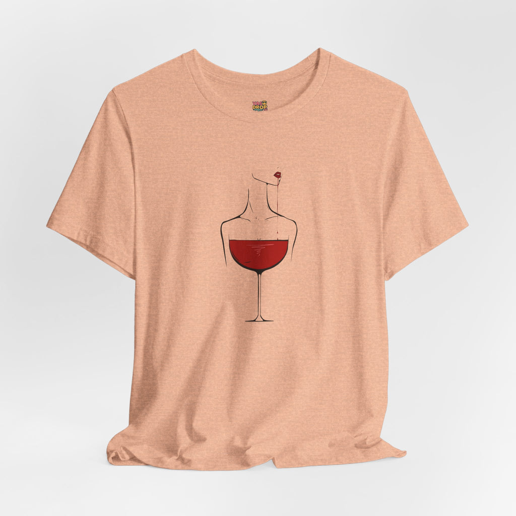 Pour Decisions Premium Graphic Tee – Minimalist Wine Aesthetic Streetwear