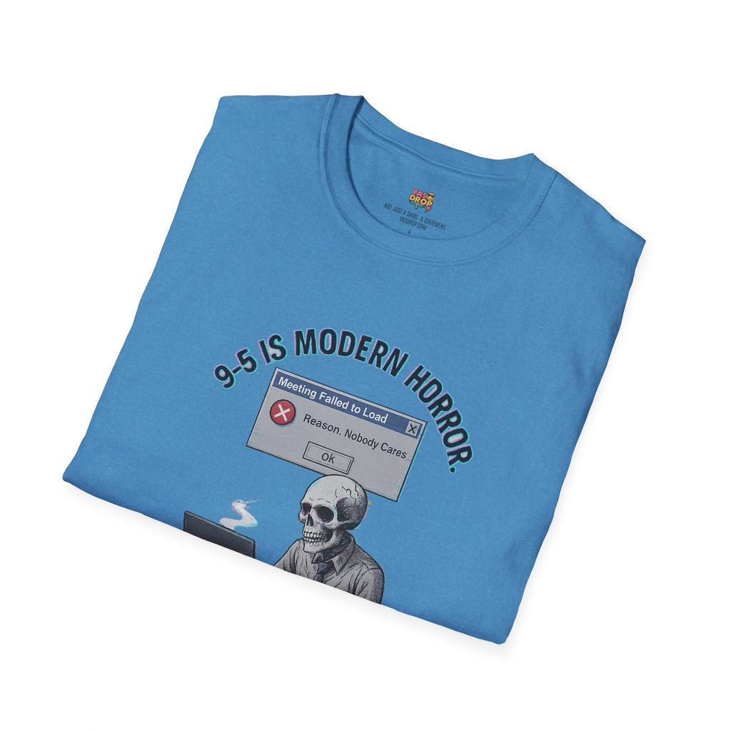 Modern Horror: 9-5 Skeleton Tee