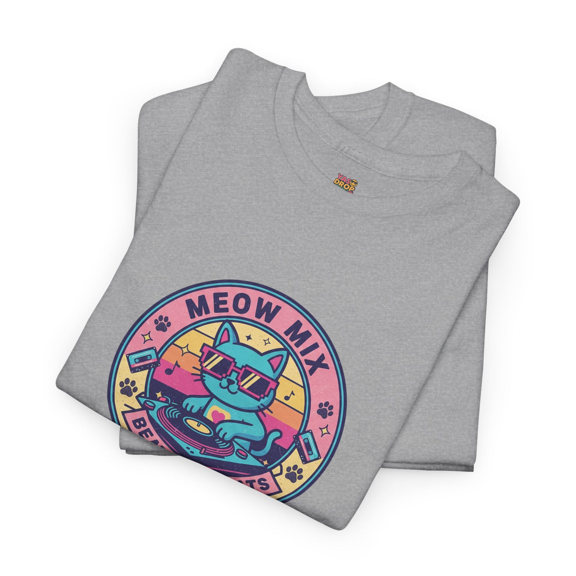 Meow Mix: Beats & Treats Retro DJ Cat Tee