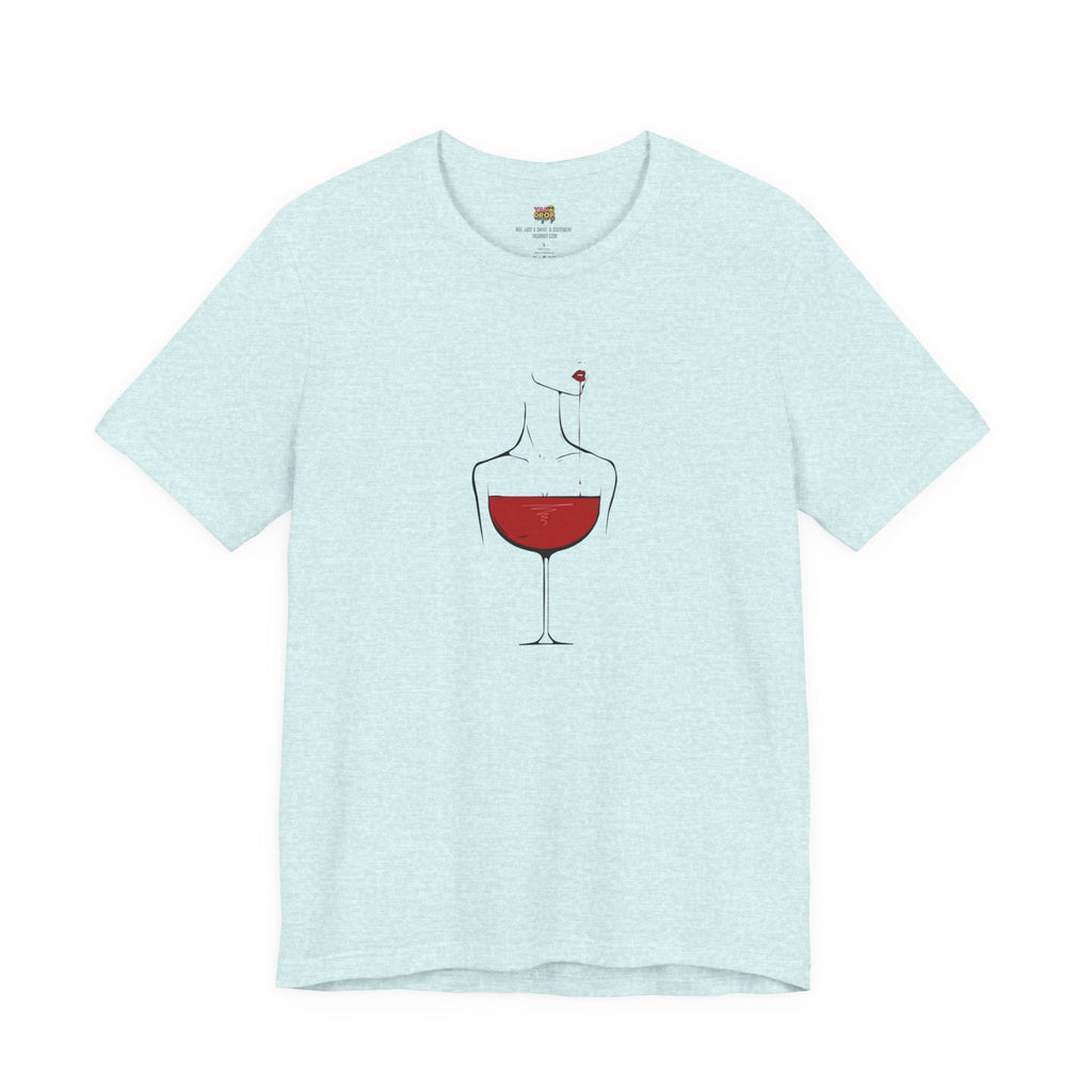 Pour Decisions Premium Graphic Tee – Minimalist Wine Aesthetic Streetwear