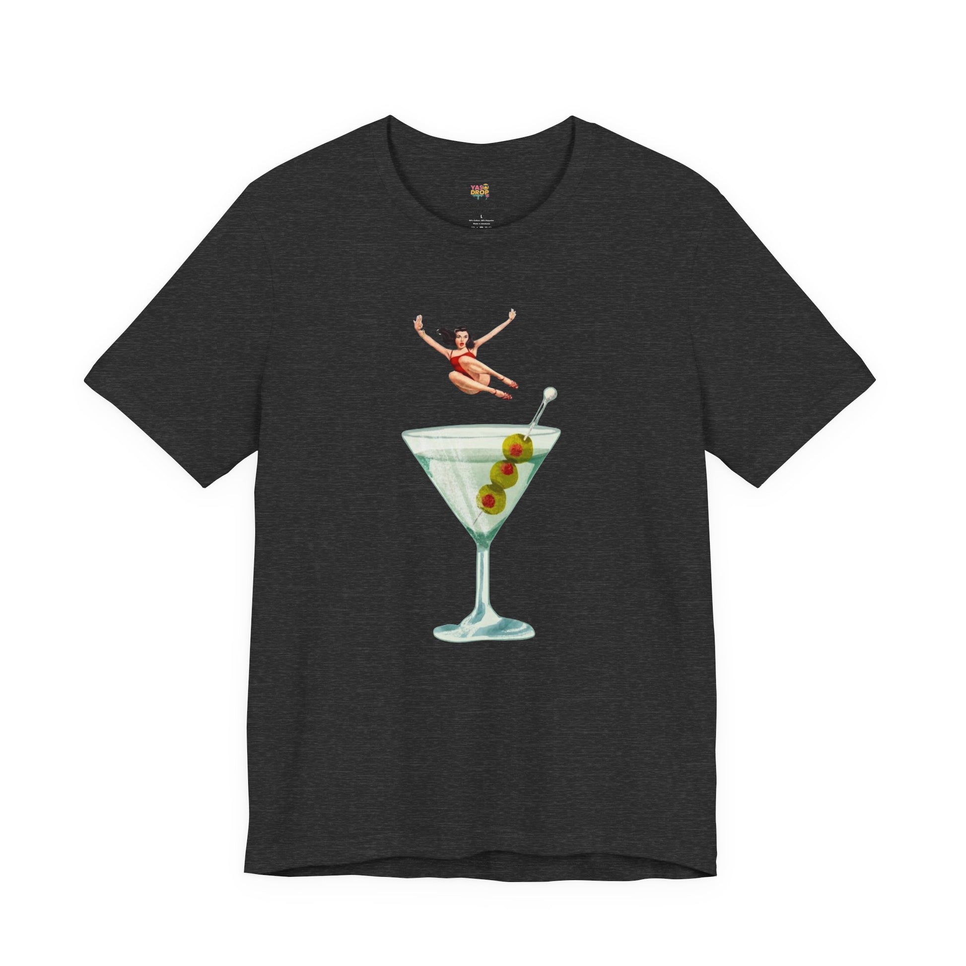 Dirty Martini Girl Graphic Tee - Retro Aesthetic Streetwear T-Shirt