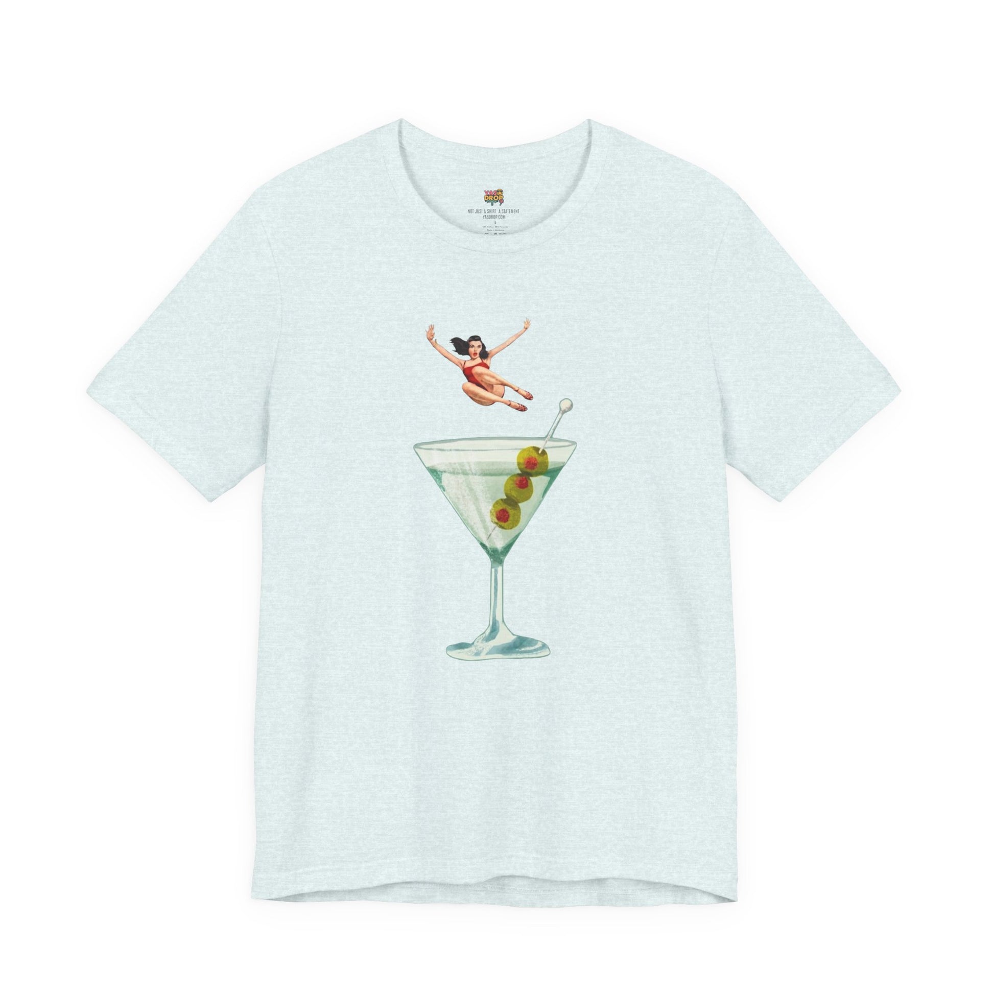 Dirty Martini Girl Graphic Tee - Retro Aesthetic Streetwear T-Shirt