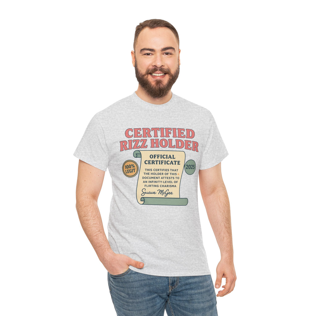 Certified Rizz Holder™ Tee – Official Drip of Charisma