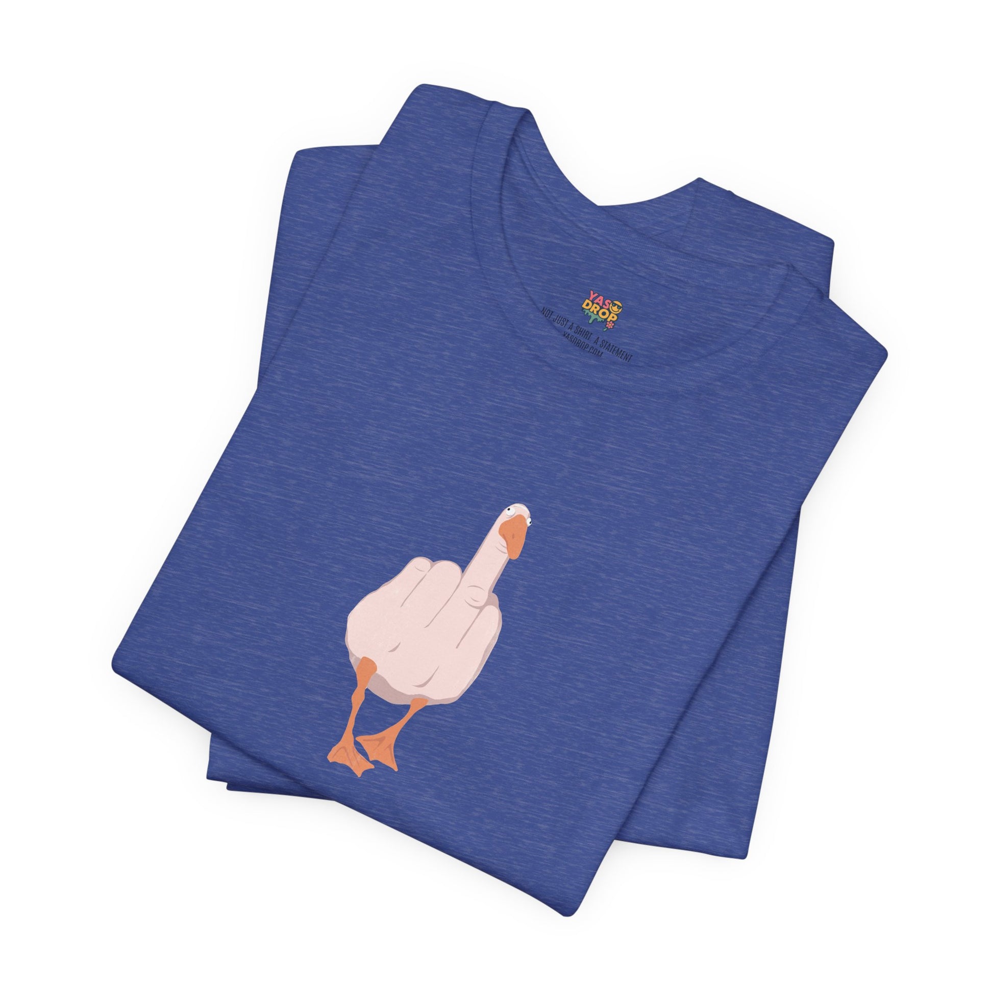 The "Unbothered" Ironic Duck Graphic Tee - Funny Chaotic Streetwear Graphic T-Shirt